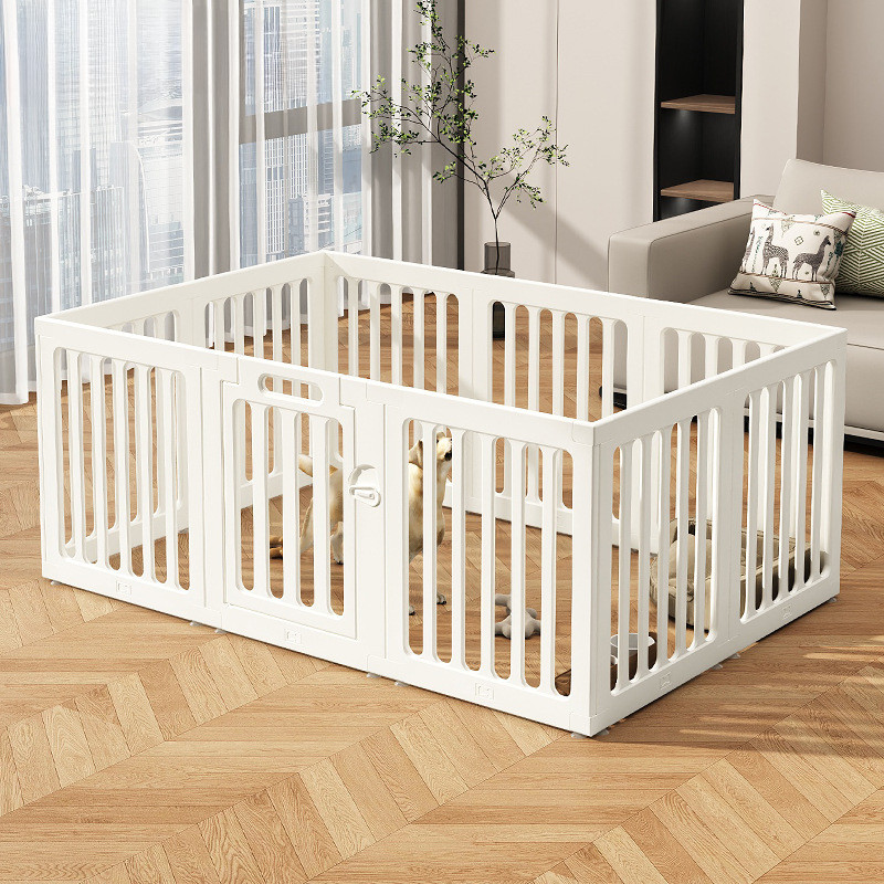 Height 60cm Pet Fence Large Space Puppy Fence Indoor Isolation Washable Household Dog Fence Double S
