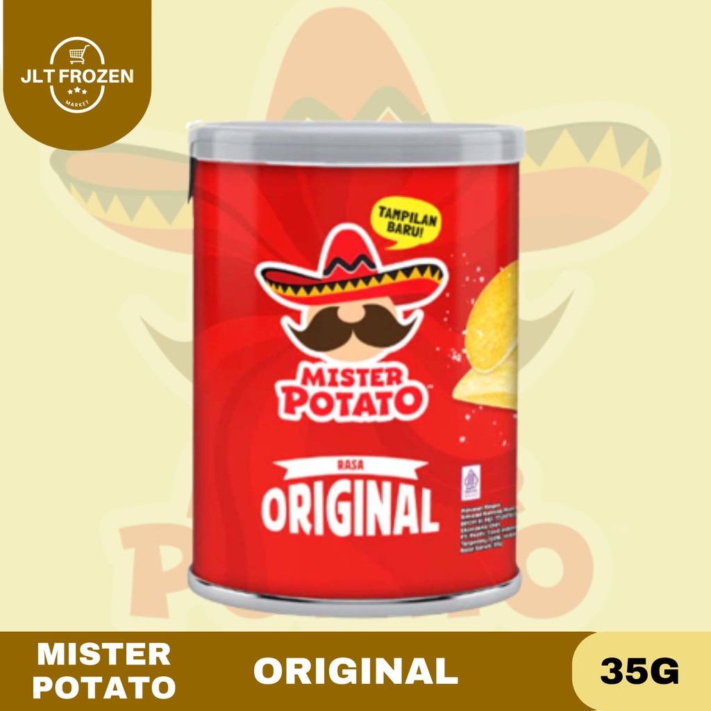 

Mister Potato Original 35G / Potato Crisps / Original Flavor 35G