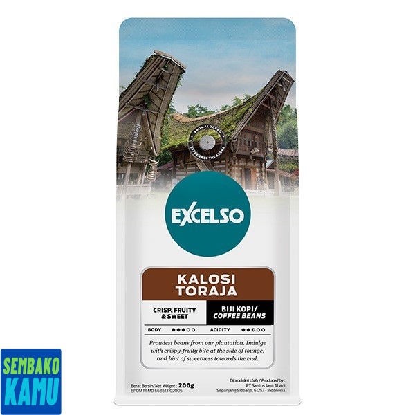 

Excelso Kalosi Toraja Biji 200 gr - Kopi