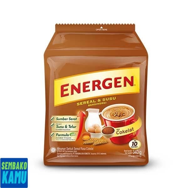 

Energen Cokelat 10 S x 29 gr