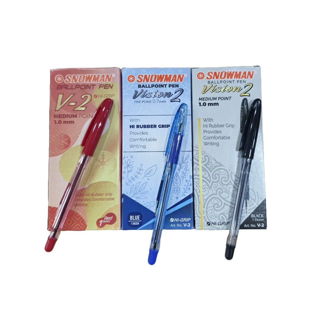 

Pulpen / Ballpoint Snowman V2 1.00mm V-2 Pena - Hitam RJT