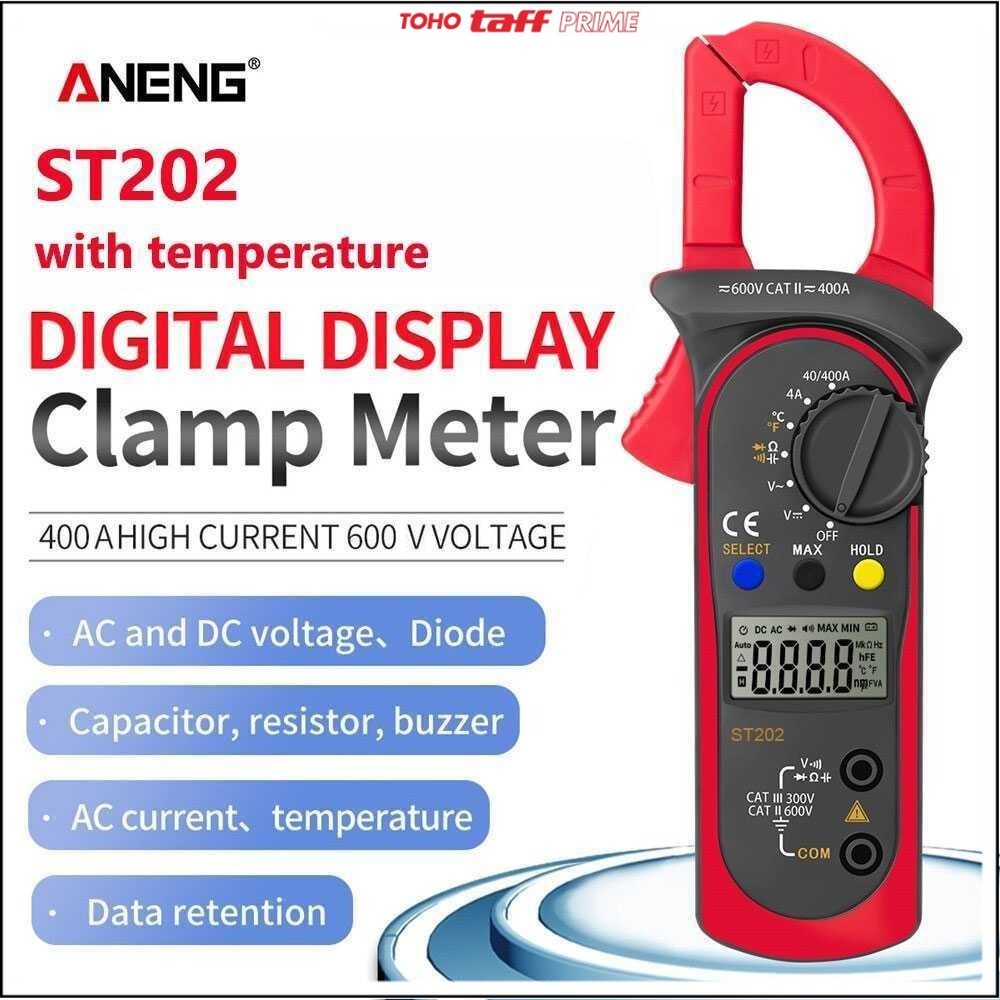 ANENG Digital Multimeter Voltage Tester Temperature - ST202