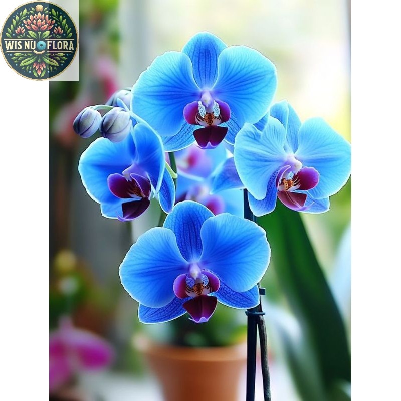 tanaman hias anggrek bulan neon blue // tanaman hias anggrek bulan Biru