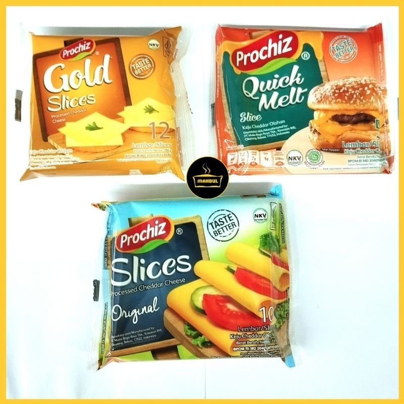 

Prochiz Slice Gold Quick Melt 5 lembar dan Prochiz Slice Gold 12 lembar