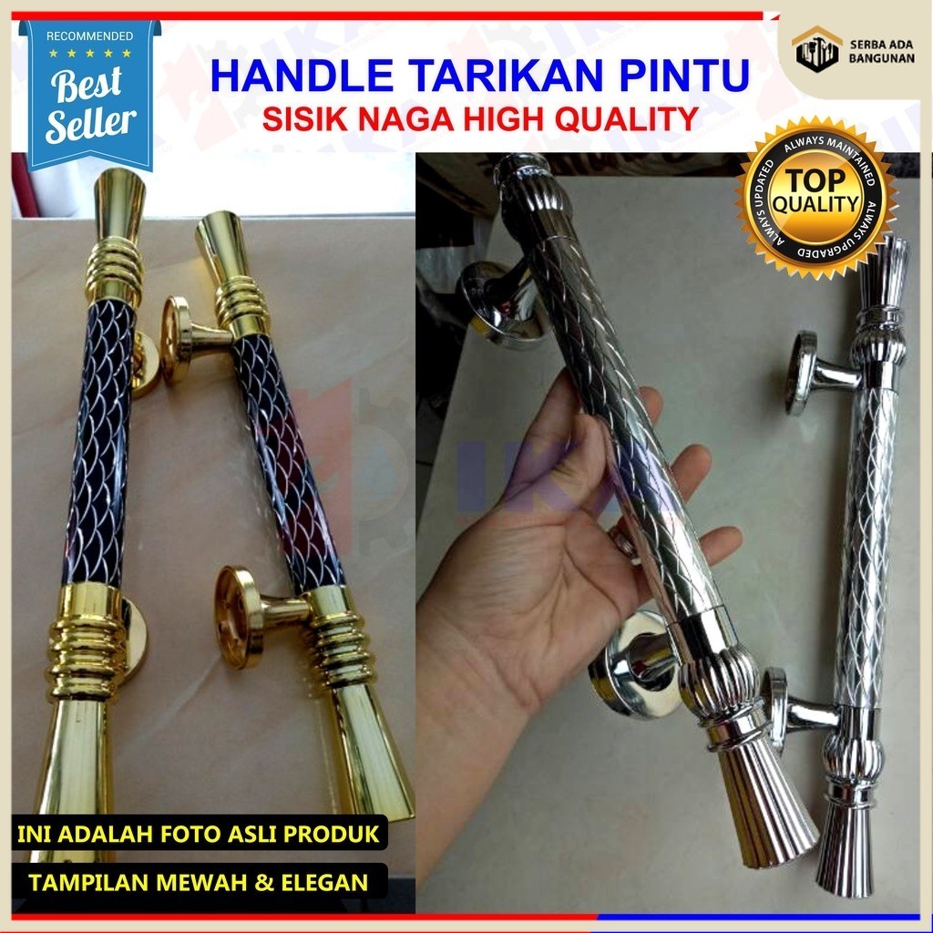 SAB handle pintu rumah 33cm gagang Kupu Tarung tarikan pintu lemari laci handle  kamar mandi murah S