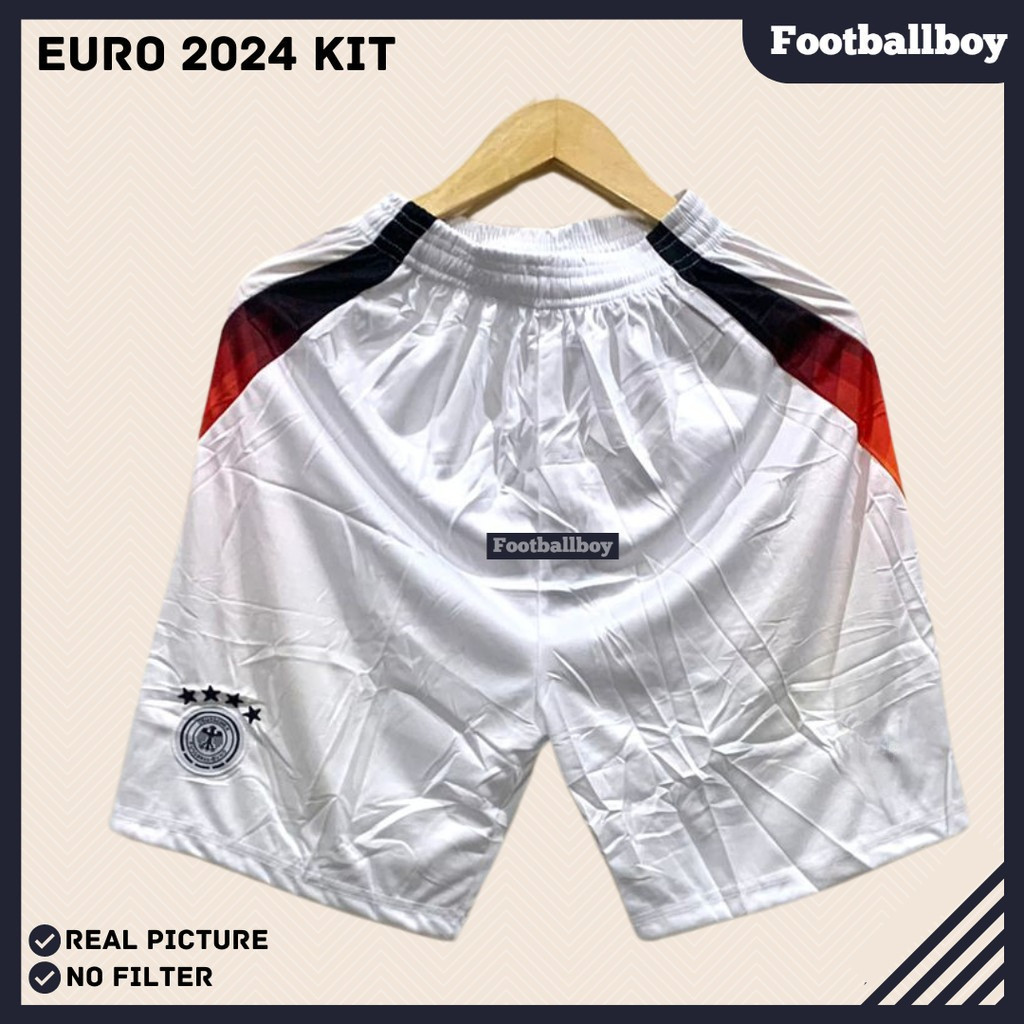 CELANA BOLA TIMNAS GERMANY JERMAN HOME EURO 2024 WHITE PUTIH GRADE ORI IMPORT PREMIUM QUALITY