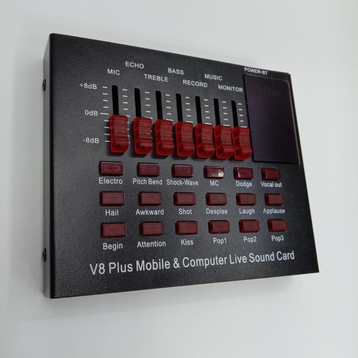 Mixer soundcard V8 plus