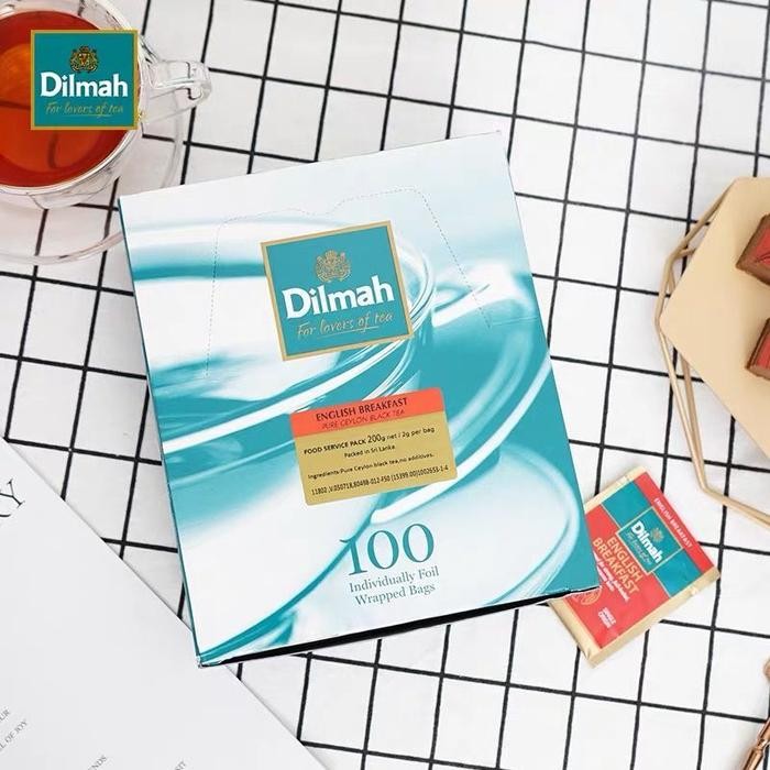 

PROMO! Dilmah english breakfast isi 100 tea bags