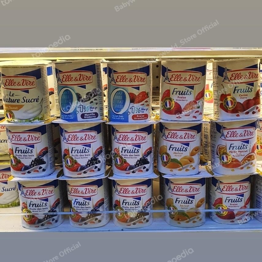 

Elle & Vire Fruits Dessert Yogurt 125gr Rasa Strawberry / Blueberry / Mixed Berry / Cherry / Mango / Apricot