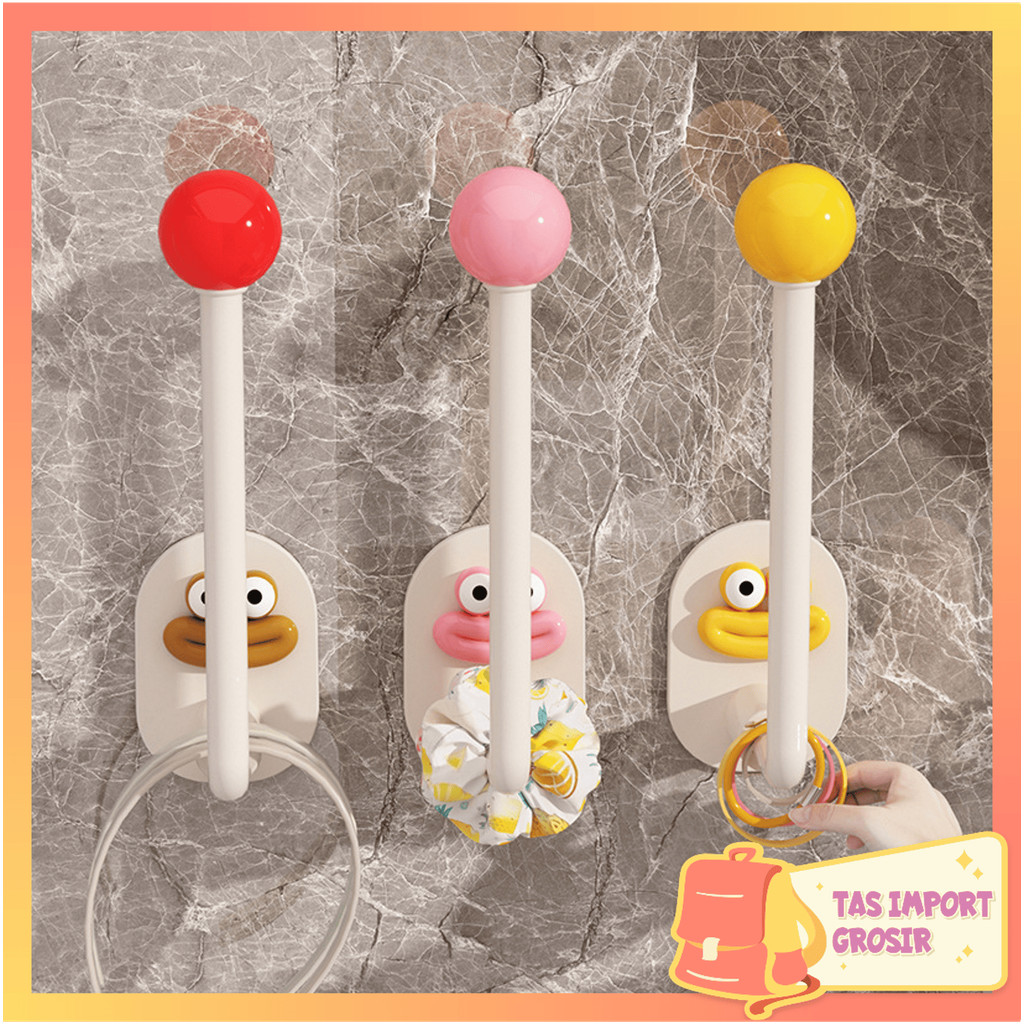 Tas Import -  H6703 Gantungan Hook Baju / / Hanger Bentuk Bola / Gantungan Pakaian Bentuk Karakter L