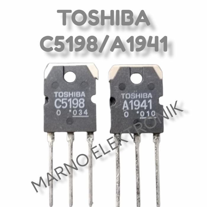 MR ELECTRO TR TOSHIBA C5198 A1941 C5198/A1941 PART ASLI JAPAN