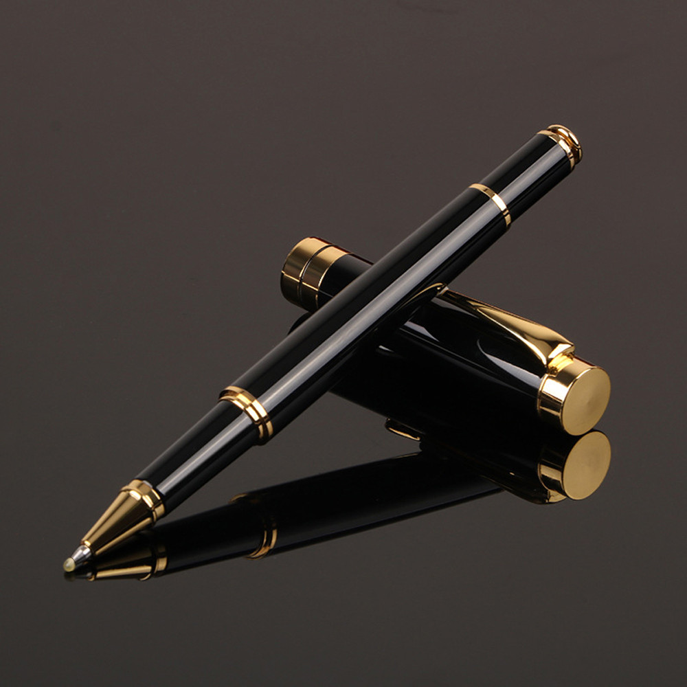 

1Pcs Luxury Brand Roller Ballpoint Pen Business Office Ink Pen Gold Rollerball Pen High Quality Student Writing Stationery
