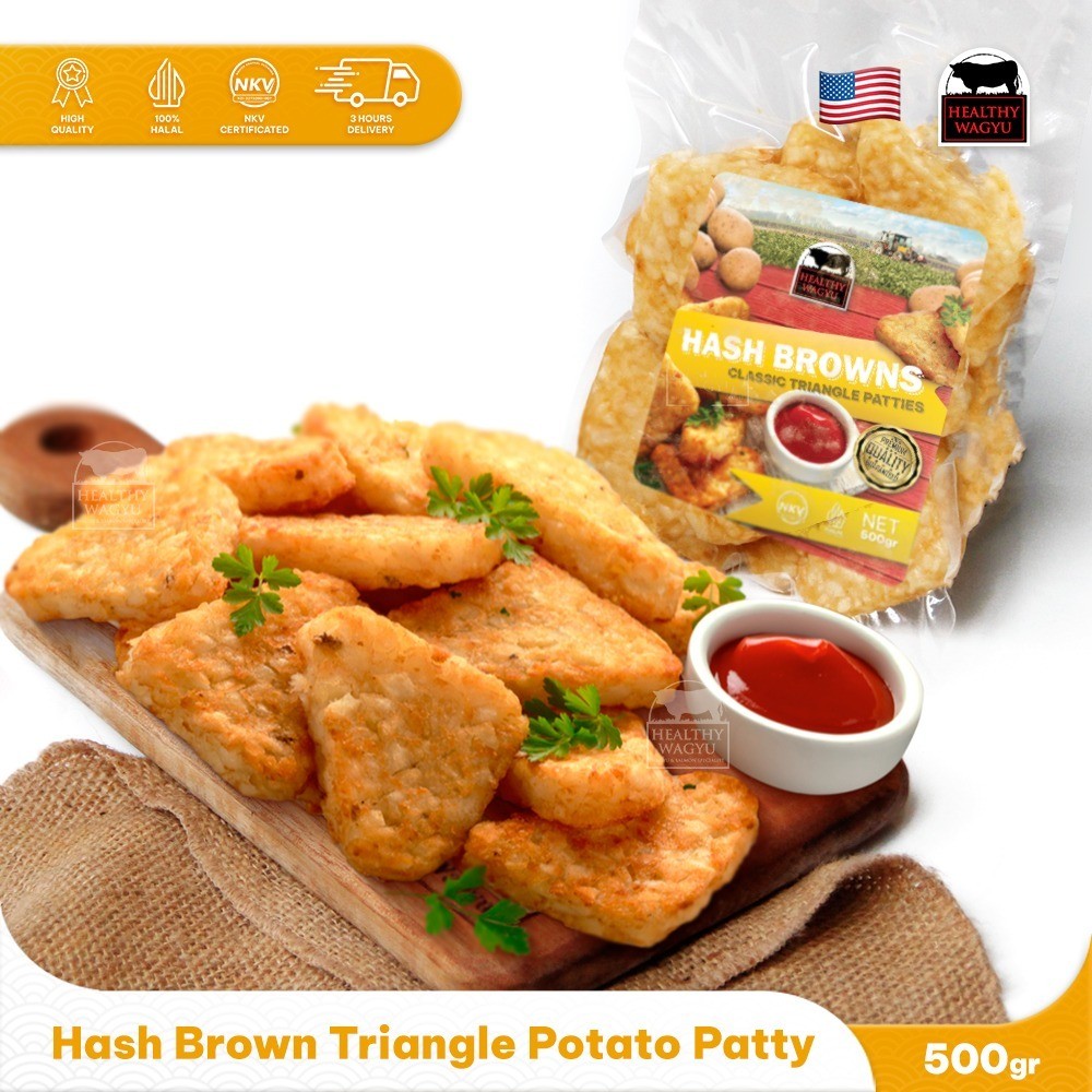 

Mccain Hash Brown Triangle Potato Kentang Segitiga Import 500gr