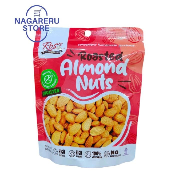 

Ros's recipe roasted almond nuts unsalted 150gr