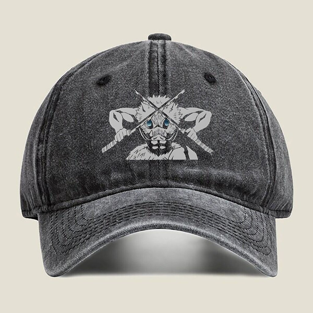 Inosuke Cowboy Hat foam party hats Rugby Caps For Women Men's# Color Black Washed Baseball Cap