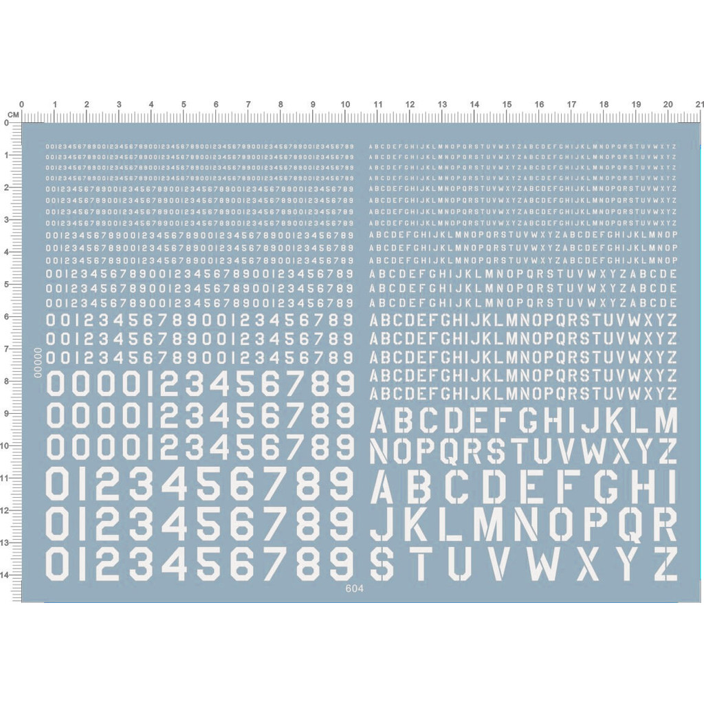 

USAAF USA Letter Number Decals for different scales Model Kits 604 White/Black/Blue/Gold/Dark Gray