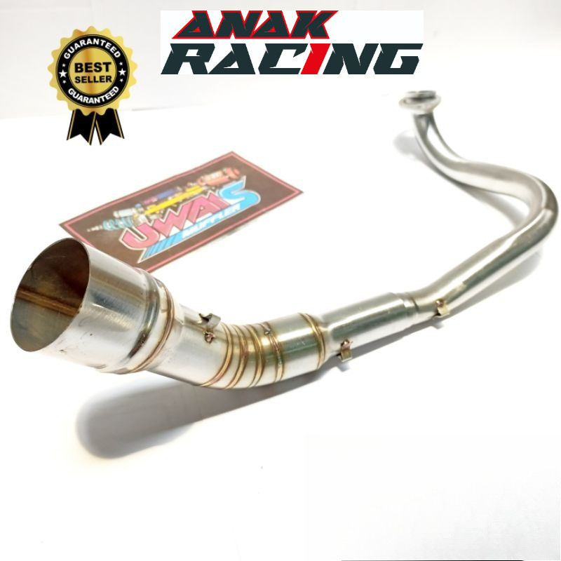 LEHERAN KNALPOT RACING BEAT KARBU FI BEAT DELUXE BEAT NEW LEHERAN KNALPOT INLET 50 MM