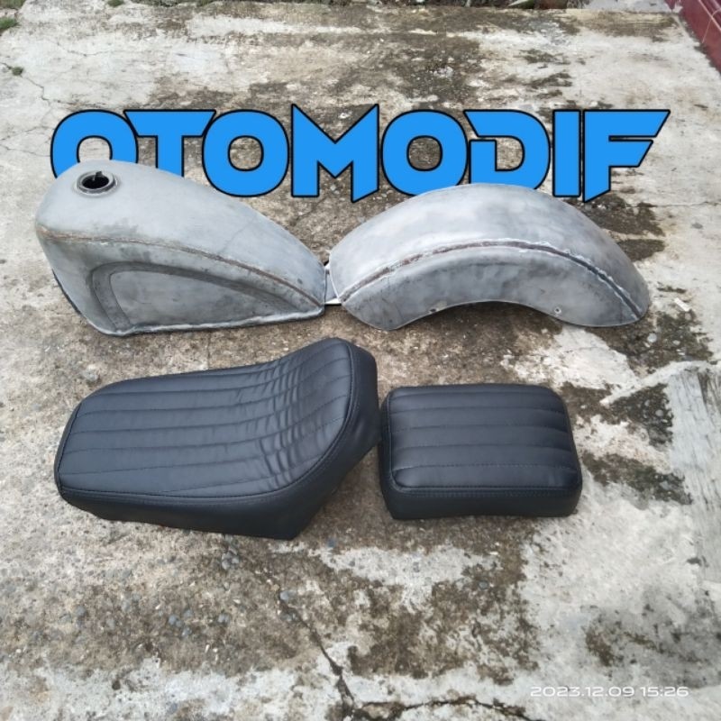 Paket Body Sportster Bobber Bahan Tangki Jok Spakbor Bobber Bober Sporter Bomber