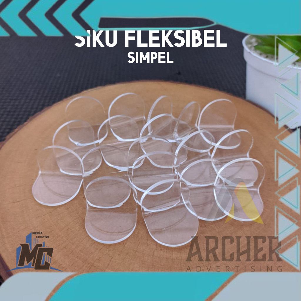 SIKU AKRILIK SETENGAH LINGKARAN BAHAN AKRILIK BENING 2MM