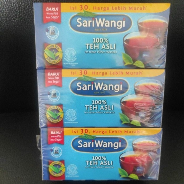 

Sariwangi teh celup hitam asli 30kantong