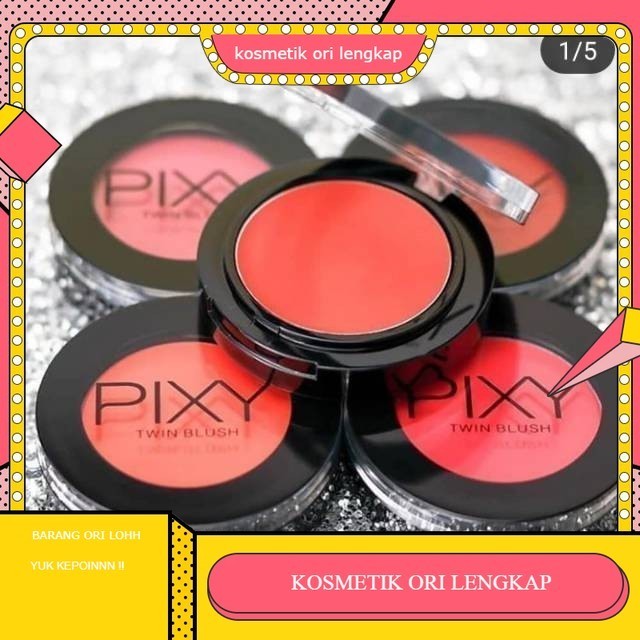 Pixy Twin Blush | BLUSH ON PIXY 