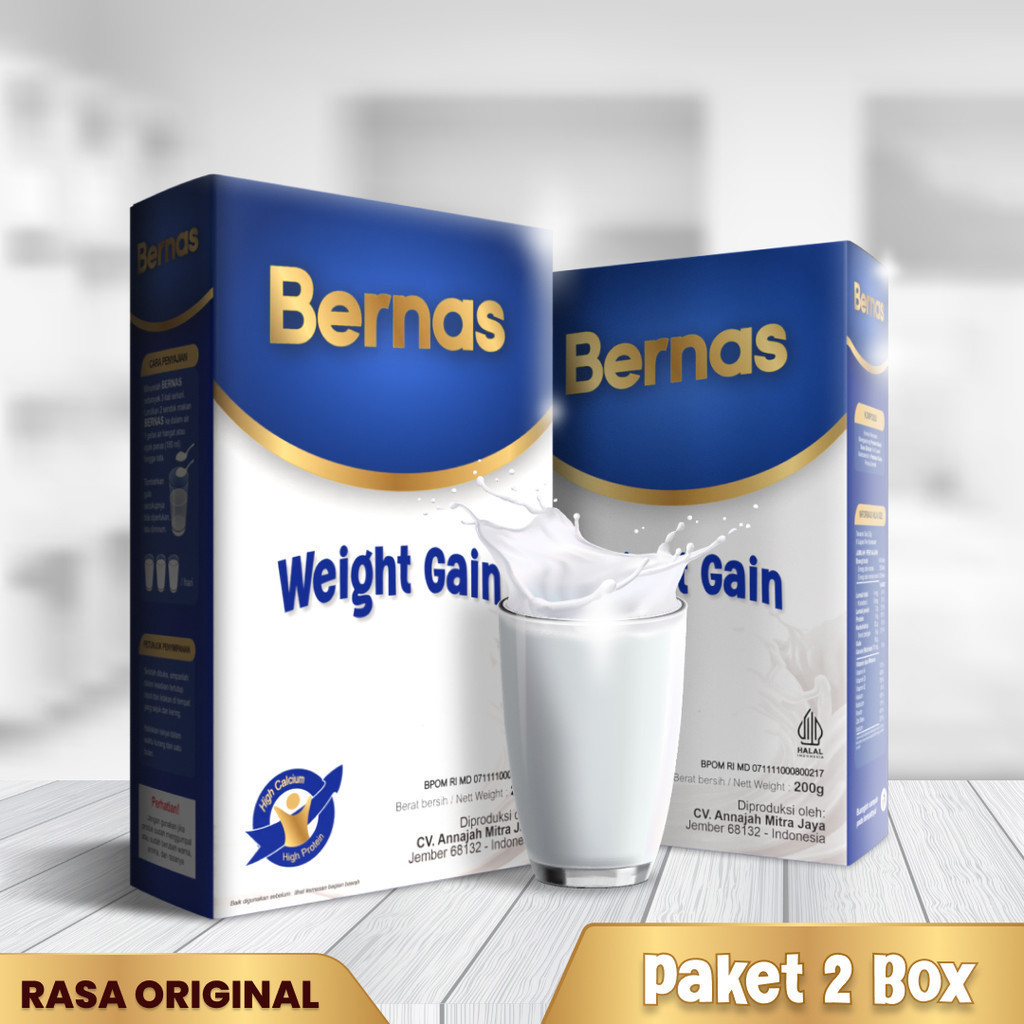 

Paket 2 Box Susu BERNAS || Untuk Anak Gemuk, Tinggi & Cerdas || Tinggi Protein & Tinggi Kalsium