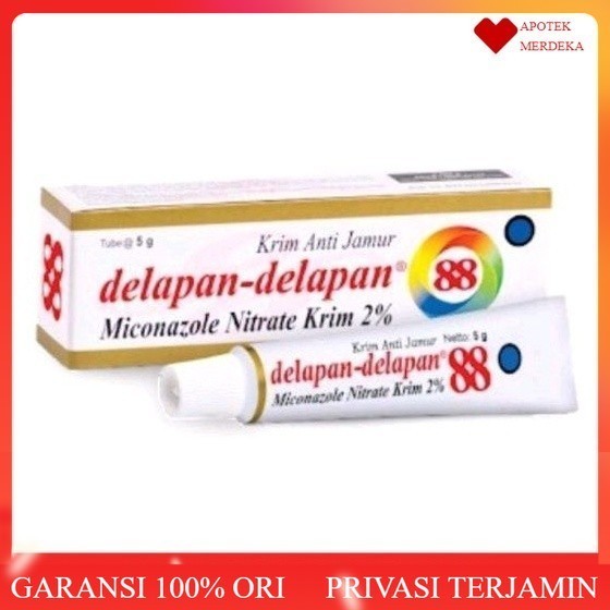 KRIM TUBE 88 Putih 5 gr sejuk dingin obat panu kadas gatal selangkang