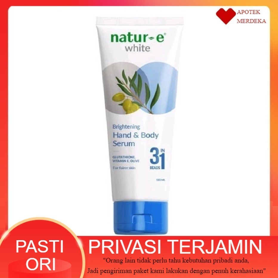 Natur E Body Serum 180 ml - natur e white handbody serum 3in1 180 ml / NATUR-E WHITE BRIGHTENING HAN