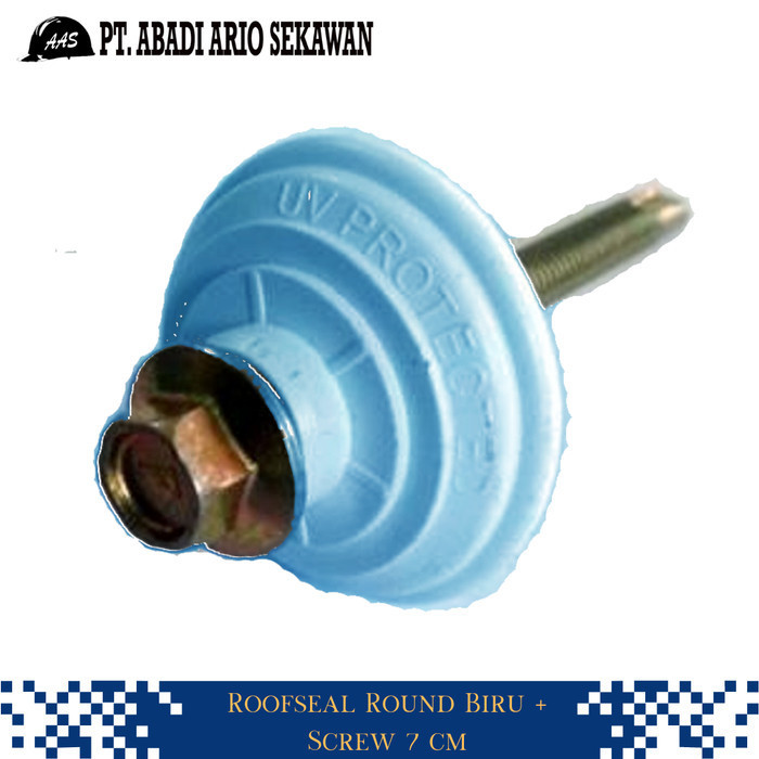 ROOFSEAL BULAT / ROOF SEAL ROUND / WEATHER SEAL ATAP UPVC ROOF + SCREW