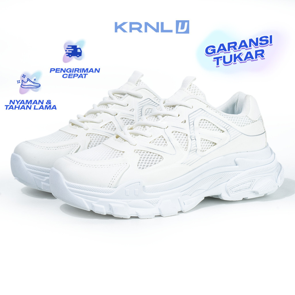 PROMO KRONIKEL YERIM Sepatu Sneakers Wanita Hitam KRNL U