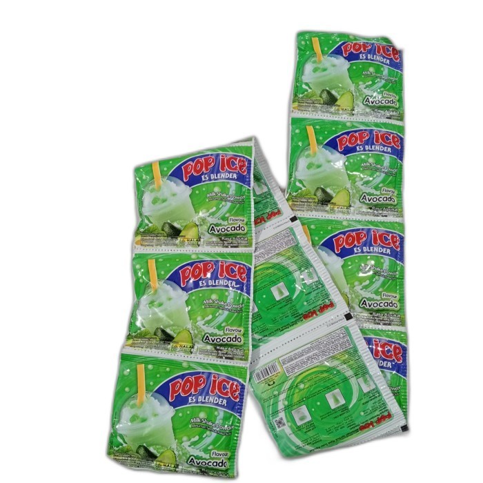 

Pop ice Avocado per 1 rcg isi 10 pcs