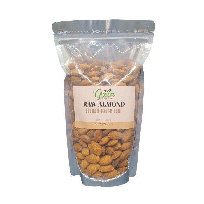 

AD KACANG ALMOND MENTAH UTUH 400 GRAM PREMIUM - RAW ALMOND WHOLE 400 GR