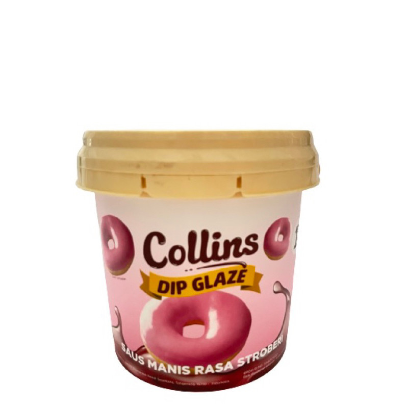 

GRATIS ONGKIR - COLLINS DIP GLAZE STROBERI 1KG