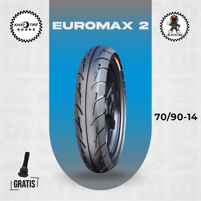 Ban Motor Matic - BLACKSTONE EUROMAX 70/90-14 Tubeless