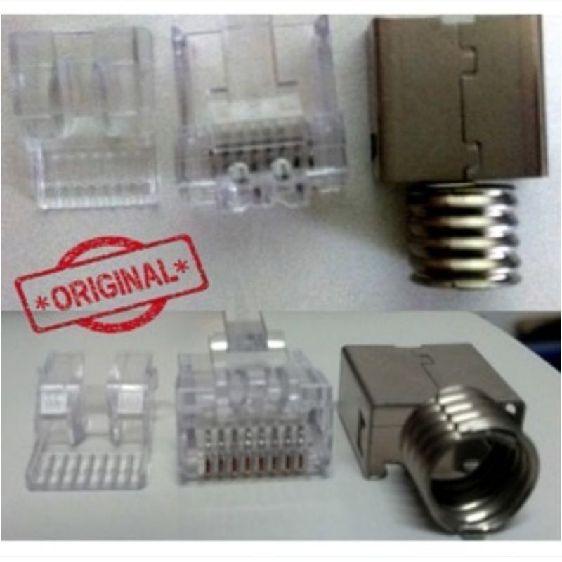 

AMP Connector Cat 6 Original Eceran Category 6.