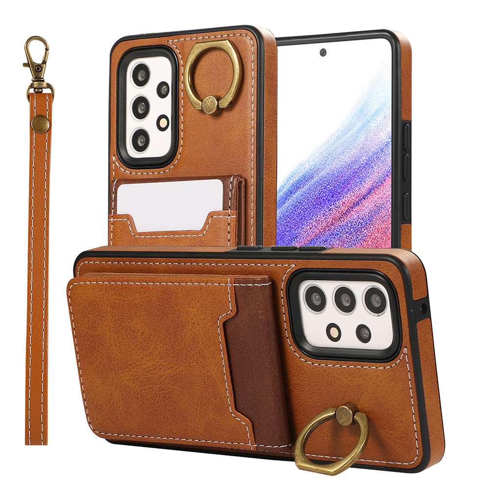 Case untuk Samsung A73 A53 A52 A72 A33 A23 A13 A22 A71 A12 A52S  Casing Ponsel dengan Tali Bahu Kuli