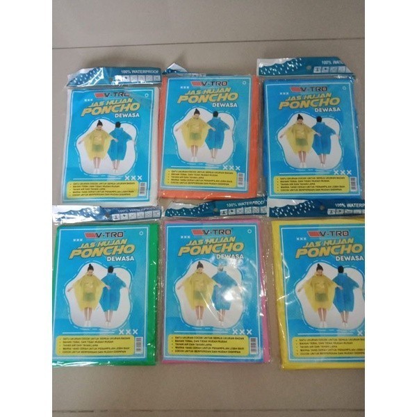[ DELSER MOTOR ] JAS HUJAN TERUSAN ALL SIZE TRANSPARAN PRIA WANITA ANAK ANAK PLASTIK TEBAL PONCO POL