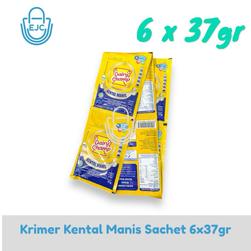 

[EJC] Krimer Kental Manis Dairy Champ Sachet 6x37gr