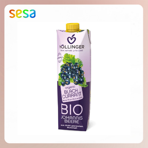 

HOLLINGER Organic Black Currant 1 L - Minuman Segar Sehat