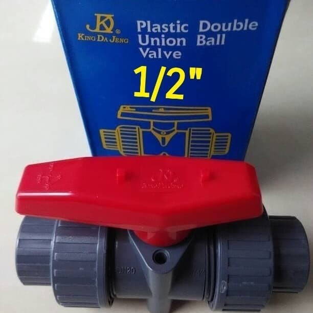 Ball valve water mur 1/2" KDJ/ Stop Kran water mur pvc 1/2 inch KDJ