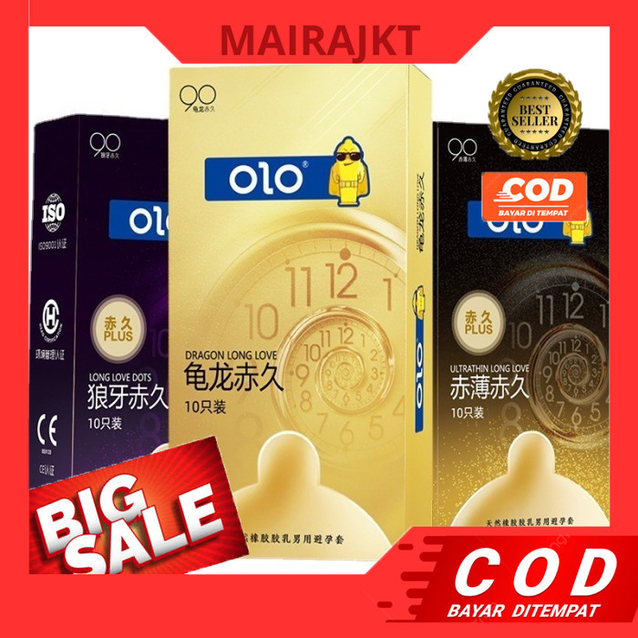 Olo Ultra Thin Condom Kondom Kondom Olo Super tipis