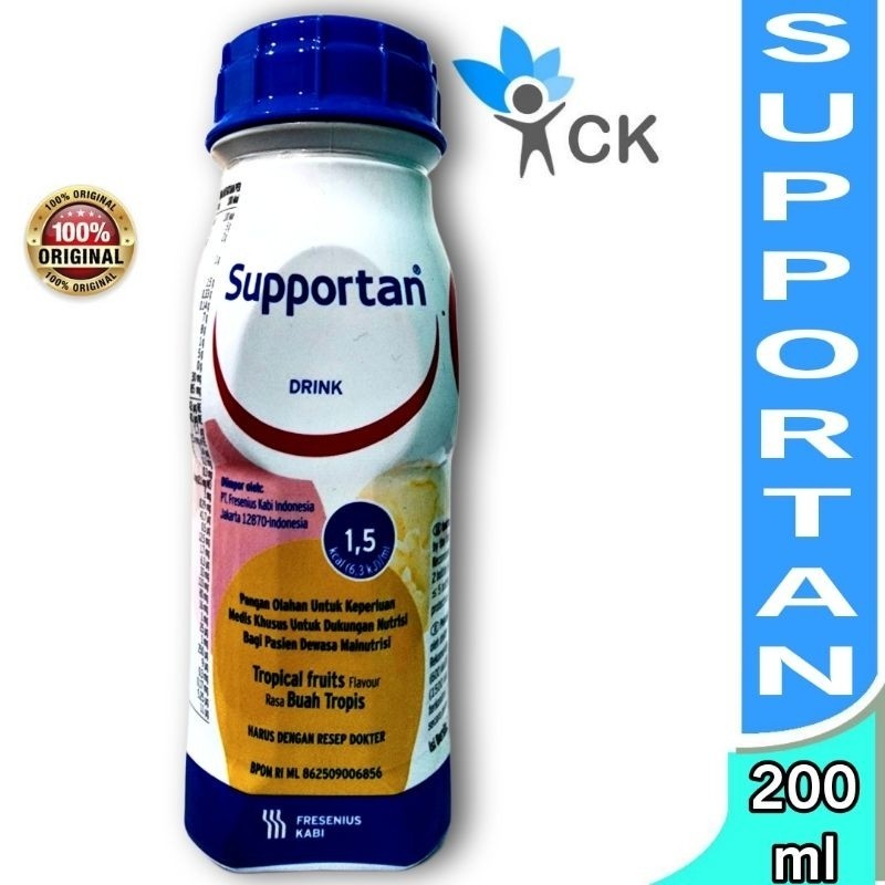 SUPPORTAN DRINK TROPICAL FRUITS 200 ML terapi malnutrisi