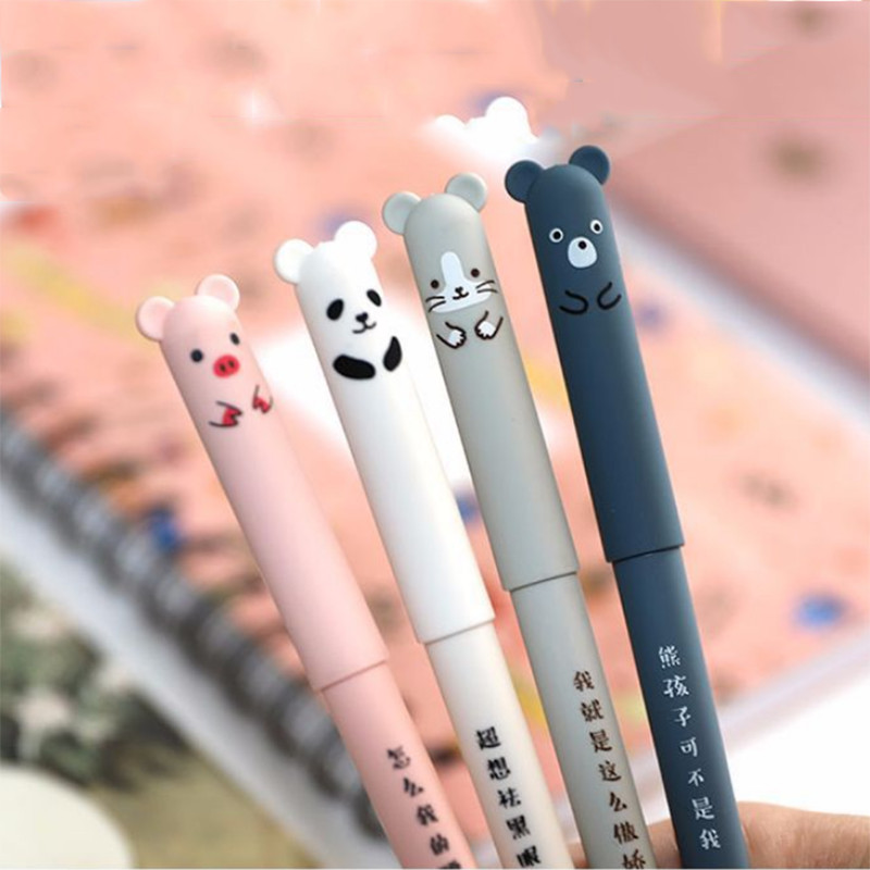 

0.35mm Stationery Blue School Chancery w16 Student Supply Creative School Cute Gel Ink Pen