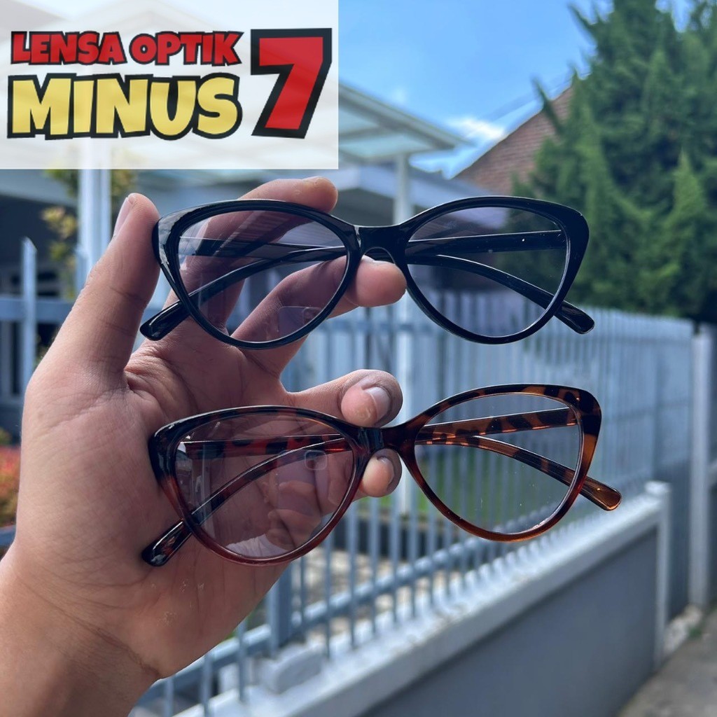 TERBARU KACAMATA MODEL CAT EYE LENSA MINUS KACA MATA WANITA CAT EYE MINUS 7 6 5 4 3 2 1 CYLINDER