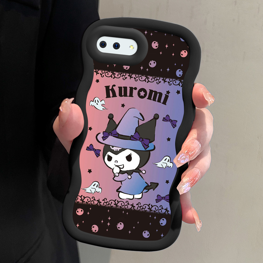 OPPO A3S A12E A5  Untuk Hp Cassing Soft Phone Case Kesing Softcase Casing Kuromi 0071 Sofcase