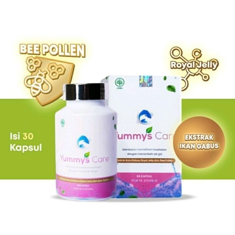 YummysCare ekstrak Ikan Gabus dengan Royal Jelly dan Beepolen / Yummys Care Membantu menyembuhkan lu