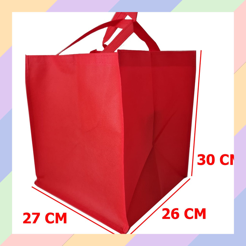 

SC25 Tas Kain Spunbond Lebar 25 CM Cocok Untuk Kue Kado Bingkisan Parcel 10A4
