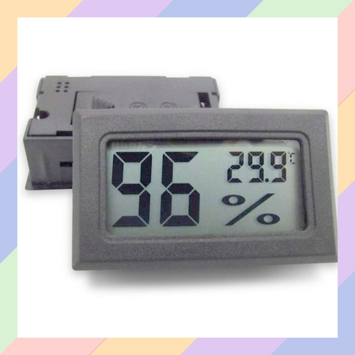 SC64 Termometer Higrometer Digital Ruangan Indoor Outdoor Kecil Mini Suhu Kelembapan Kandang 31B4