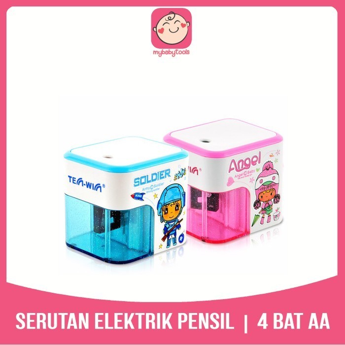 

promo ✨ -RAUTAN SERUTAN PENSIL OTOMATIS ELEKTRIK - Merah Muda