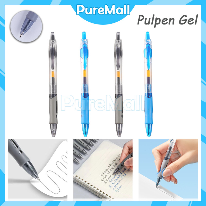 

0.5mm HITAM BIRU PENA / Pulpen Gel / BALLPOINT